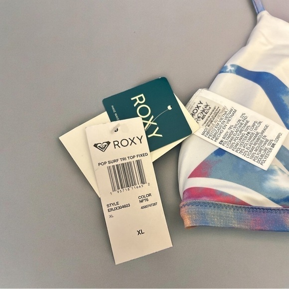 Roxy Tie Dye Reversible Bikini Top | SIZE XL - Picture 4 of 5